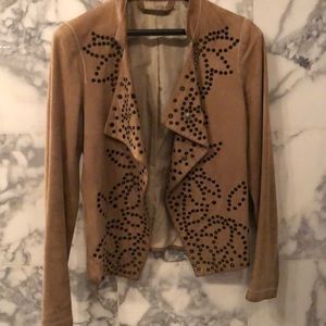 BARBARA BUI VELVET GOAT LEATHER JACKET